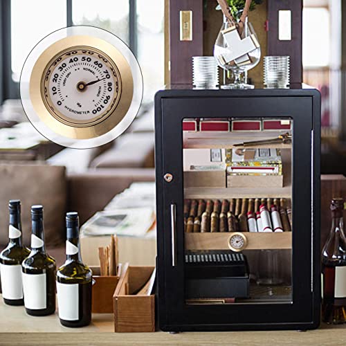 VENTDOUCE Zigarren Hygrometer, Mini-Zigarren Analog-Hygrometer | 28 mm Hygrometer für Zigarren Humidor Zigarren Box Zigarren Dose, Humidor Zubehör – Bild 3