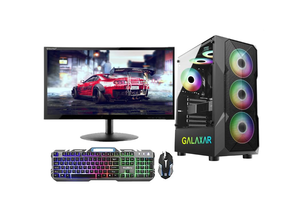 GALAXAR Gaming Core i5 (16 GB DDR3/128gb nvme ssd/500gb HDD/1 GB HD Graphics 2500/20 Inch Screen/GLX-I53470-16GB-128GB-500GB-20INCH) with MS Office (Black) GALAXAR Gaming Core i5 (16 GB DDR3/128gb nvme ssd/500gb HDD/1 GB HD Graphics 2500/20 Inch Screen/GLX-I53470-16GB-128GB-500GB-20INCH) with MS Office (Black)