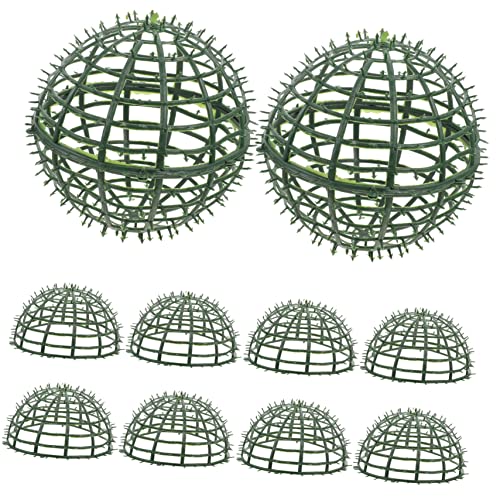 FUNOMOCYA Garden Supply Grass Ball Shelf Holder Faux Ball Frame Rack Flower Arranging Rack