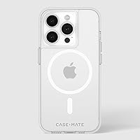 Vista 9 de Case-Mate Funda resistente para iPhone 15 Pro, transparente [protección contra caídas de 12 pies] [compatible con MagSafe] Funda magnética