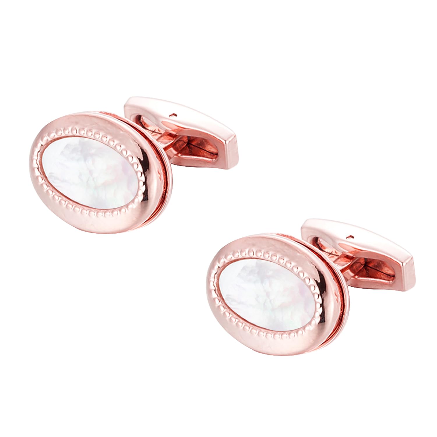 Peora Rose Gold Plated 316L Stainless Steel Classic Cufflinks for Men Formal Business Accessories Gift (B0CW9TLHTN) Amazon Price History, Amazon Price Tracker