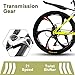 Omelaza 26 ich Folding Mountain Bike, 21 Speed High Carbon Steel Mountain Bike for Adults with 28 Inches Durable Tires, Front Suspension Folding Bicycle for Women and Man
