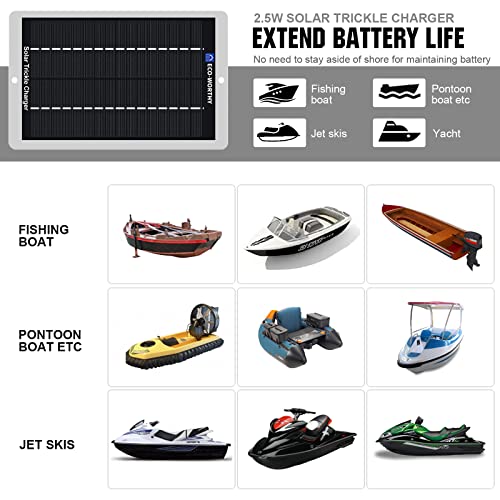 Eco-Worthy US-L02EP3BB18V-1 Solar Battery Charger 12 Volt Waterproof Portable Power Solar Panel Solar Trickle Car Battery Charger Maintainer thumb #3