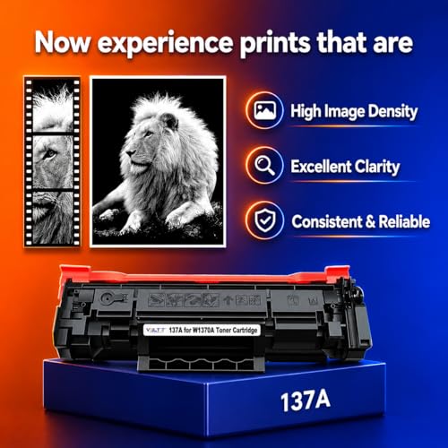 Image of Laser Toner Cartridge 137A Compatible with LaserJet Series M208Dw, M232Dwc, M233Dw, M233Sdw, M233Sdn Black Printer (VTC - 137A)