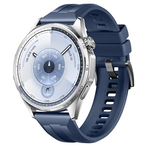 Image of XMUXI 22mm Watch Strap Compatible with Huawei Watch GT6 Pro GT 6 /5 /4 /3 46mm Straps Quick Release for bip 6 /Venu3 /Venu4 45mm /Vivoactive 4,Galaxy Watch 3 45mm Silicone Bands (NO WATCH)