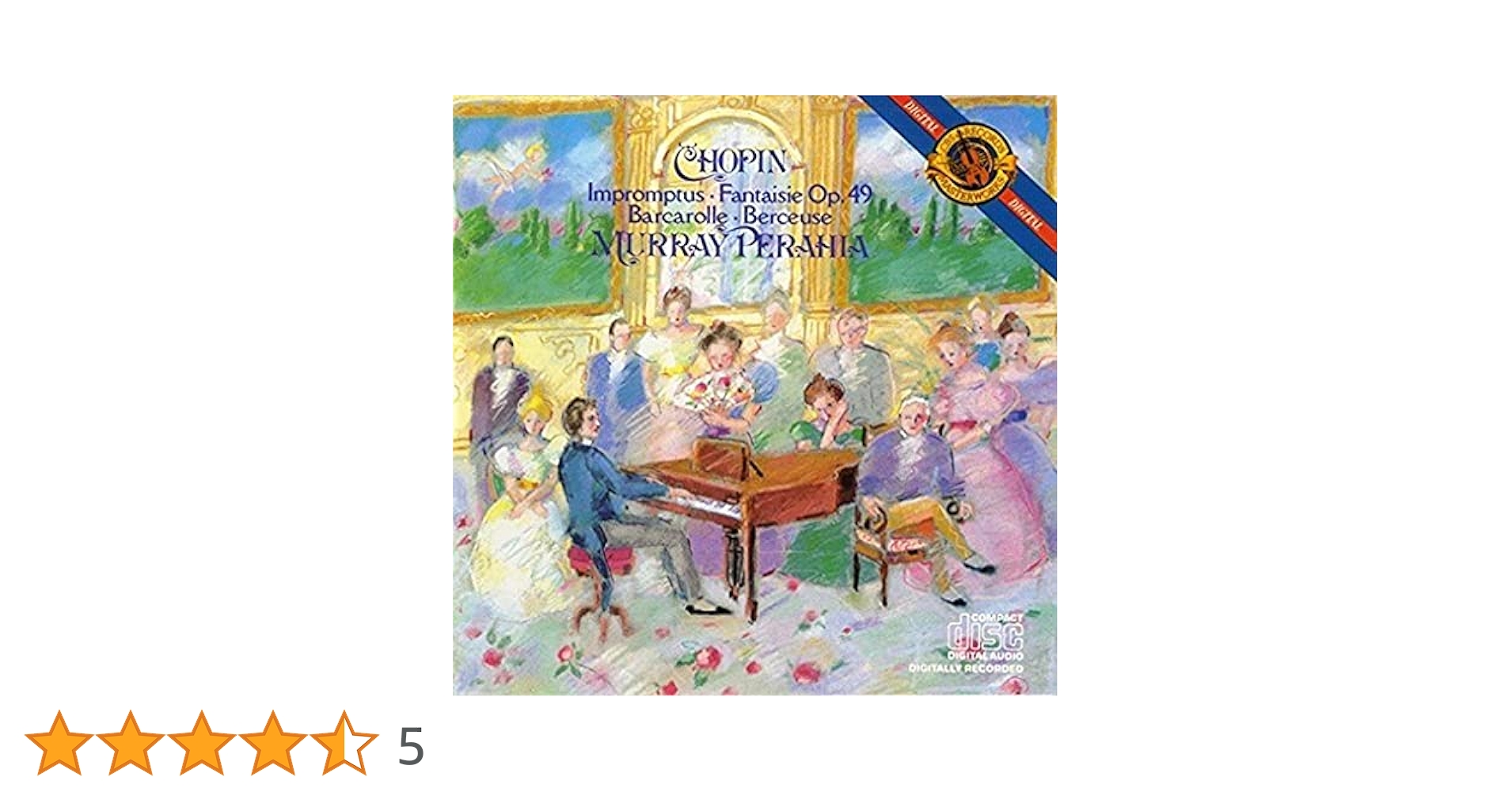 【売約済】ペライア／ショパン：即興曲(全4曲)、幻想即興曲、舟歌、子守歌、幻想曲 Silent Tone Record/ショパン：即興曲1，2，3番，幻想即興曲