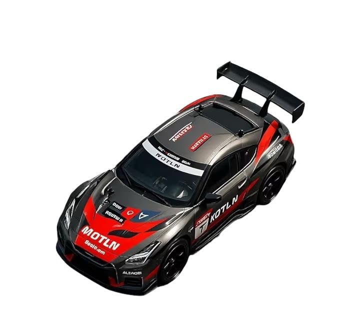 Image of RC Drift Car for Adults | High Speed 4X4 Remote Control car with Speed Adjustment, LED Lights, Extra Tyres & Cone - Rechargeable Drift Car