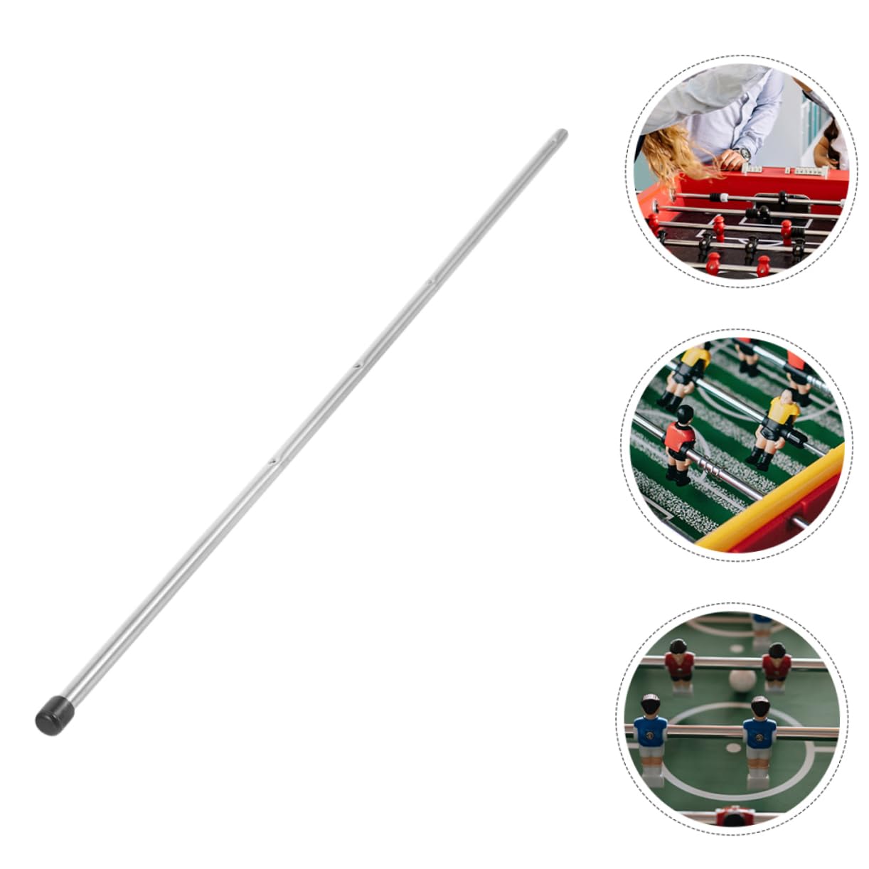 Asta Di Azionamento Per Biliardino in Metallo Maniglia Tavolo Da Calcio Balilla Accessori Compatibile Maggior Parte Dei Tavoli