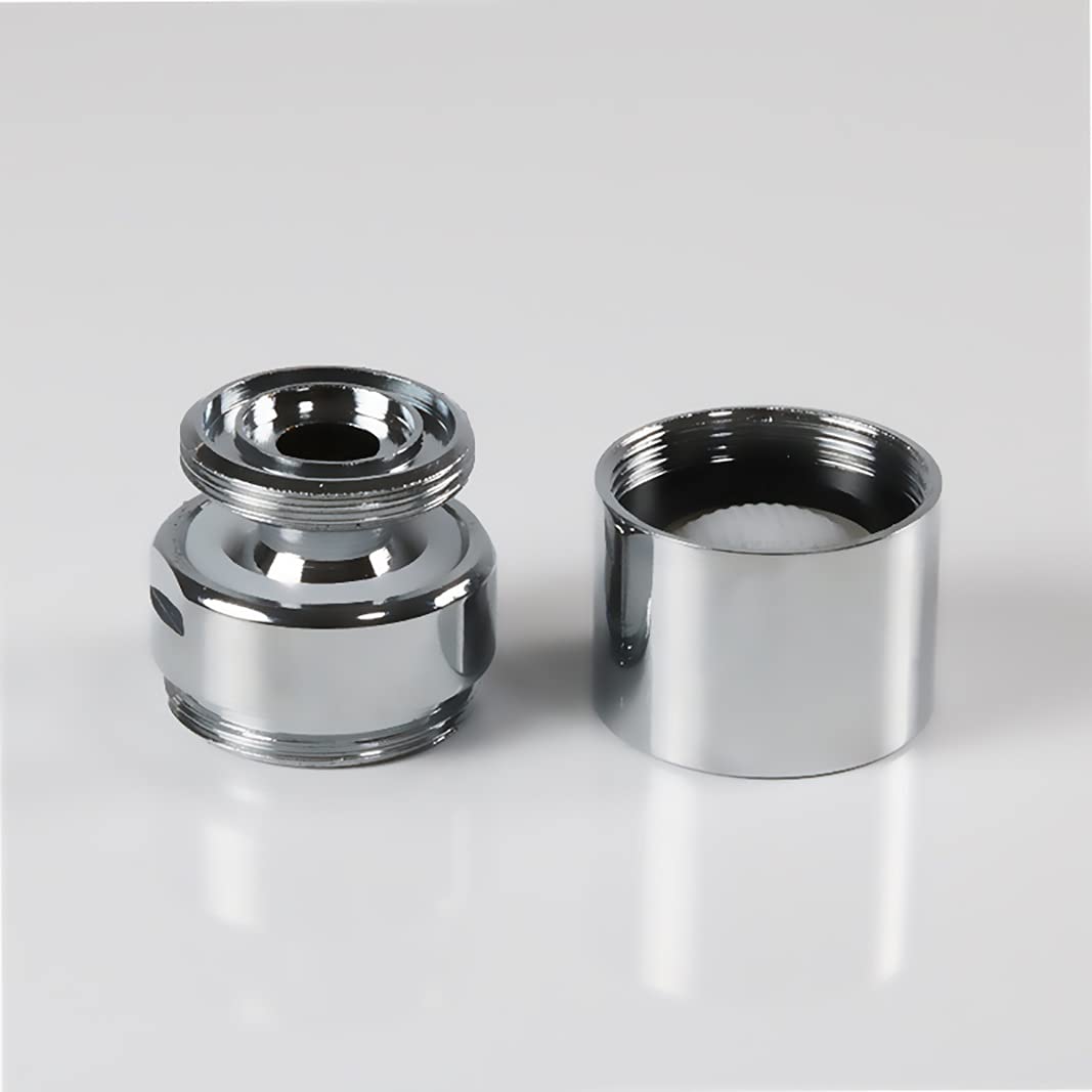 Adapter do kranu, 3-częściowy perlator do kranu kuchennego, obrotowy adapter dyszy 360 stopni, filtr perlator do kranu, gwint męski, mosiężny adapter do kranu 18 mm