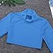 Agoky Kids Girls Long Sleeves Sports Dance Crop Top Outfit for Ballet Gymnastics Leotard Stage Performance Dancewear Light_Blue 12