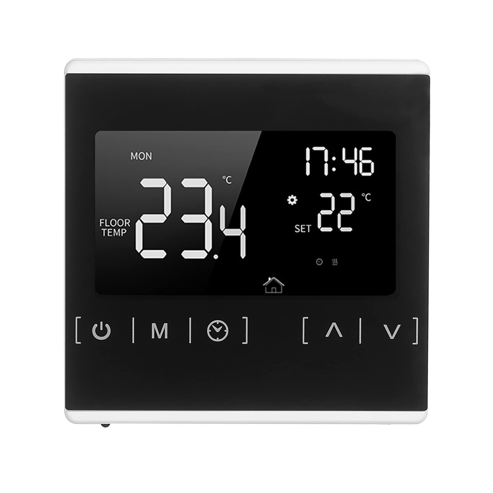 Radionic Heat Radionics Smart Touchscreen Thermostat For Home Programmable Electric ...