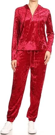 Velvet Stacked Sweatsuit main image 0