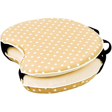 Amazon ダイヤ ベビーチェアクッション ベージュドット 0か月 チェアクッション ベビー マタニティ 通販
