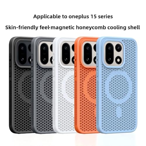 Image of MILLION CASES Heat Deflect Magnetic Dissipation Case for OnePlus 15, OnePlus 15 Back Cover Case(2025) - TPU | Midnight Black