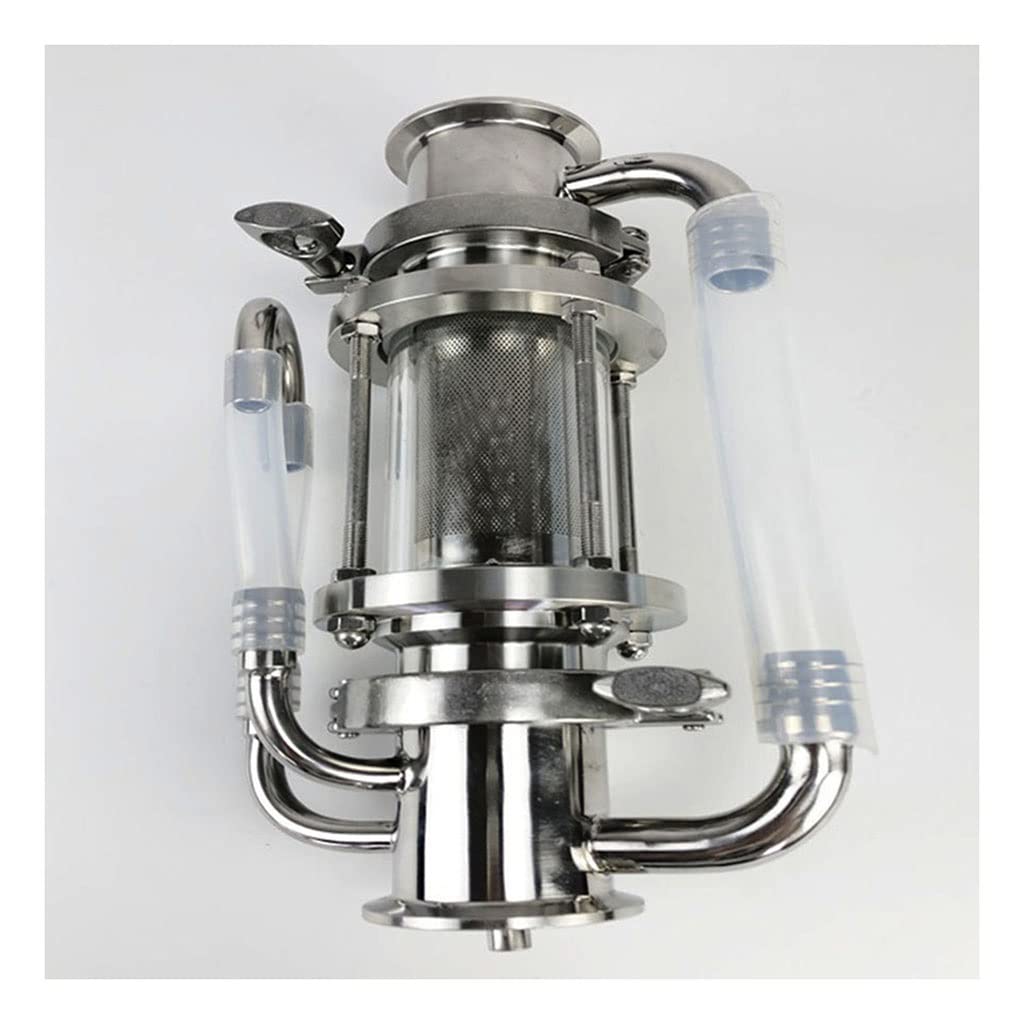 Kit de filtro de agua comercial de 2 pulgadas (1 pieza) - Acero inoxidable 304 for refrigeración y desalinización de motores marinos