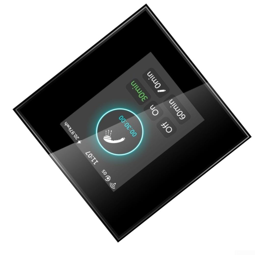 Interruptor para inteligente para calentador 20A App para tuya(White WiFi)