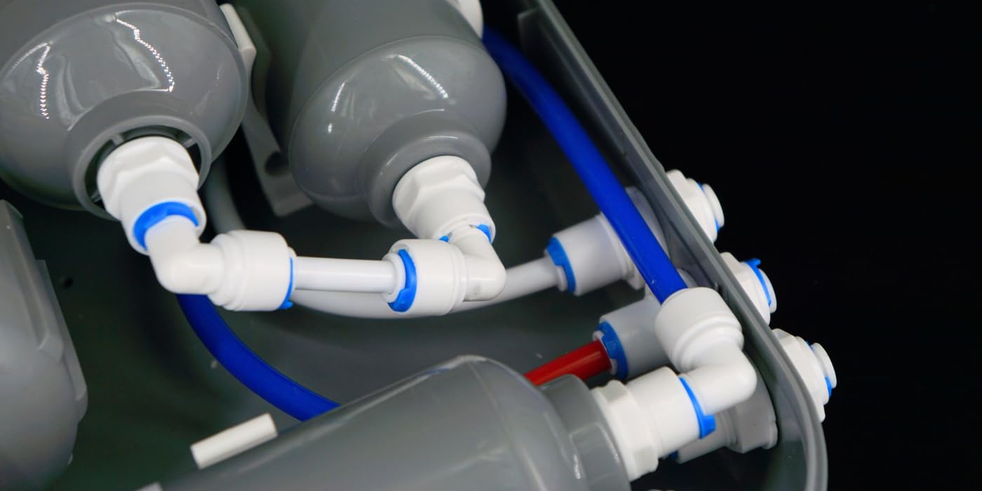 Ersatzfilter Set für Umkehrosmose Wasserfilter RO7 Slim mit Carbon Aktivkohlefilter Mineralisierung Ionisierung und Sedimentfilter 5-teilig für sauberes Trinkwasser