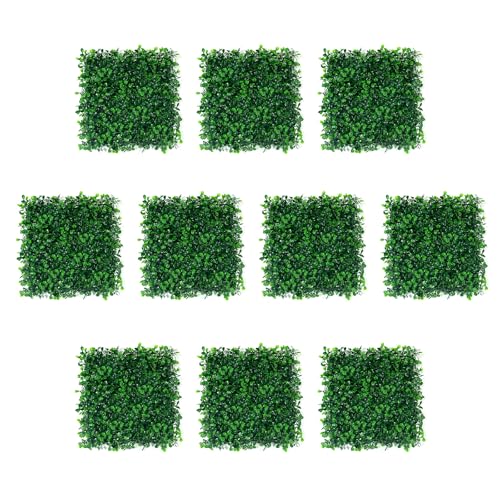 Kangnice 10 / Set decoración de Pared de jardín Vertical Falso Adorno de Hojas de para hogar, Estudio, Fiesta, Fondo de Pared de Planta de imitación