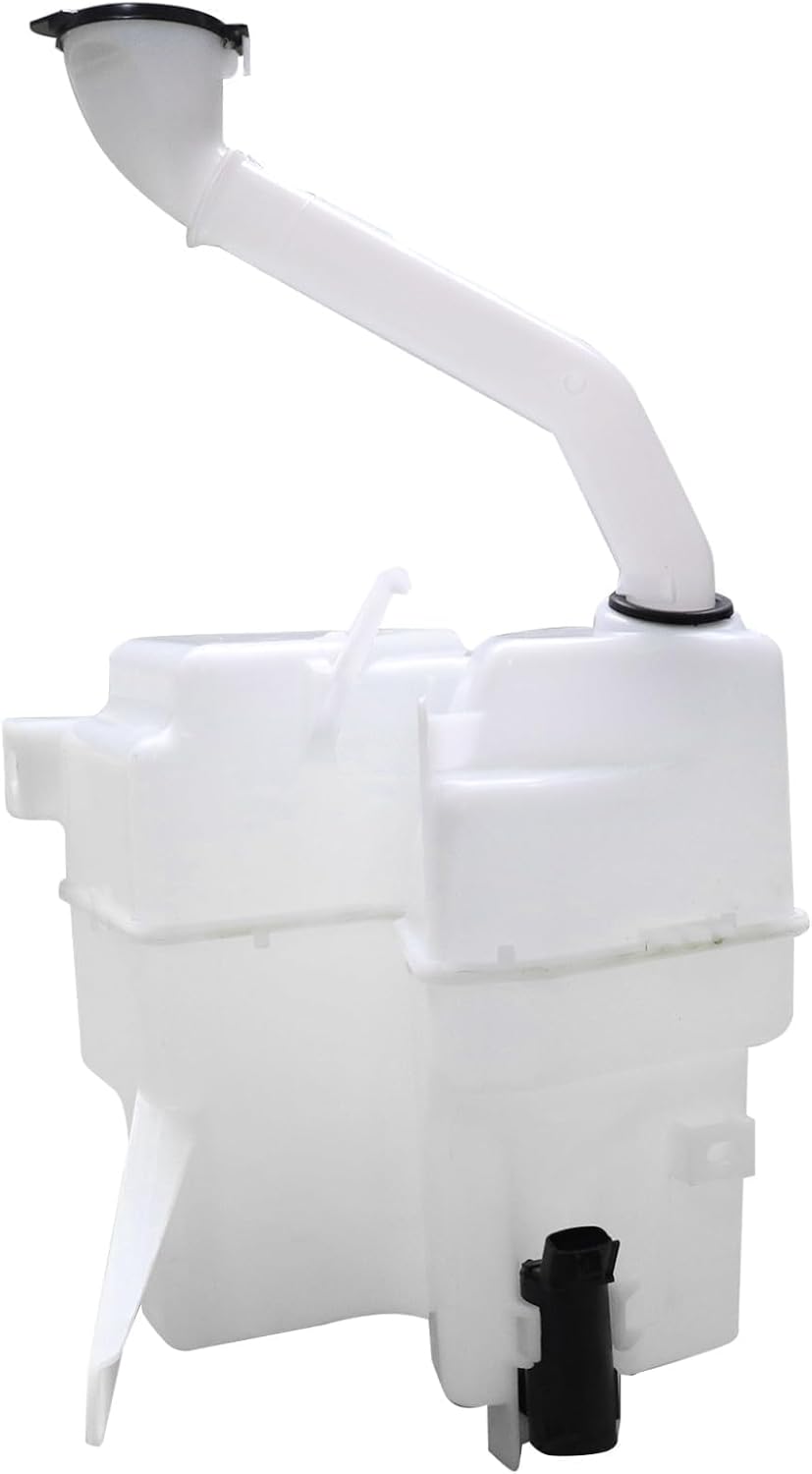 NLQR Windshield Washer Fluid Reservoir Tank W/Motor, Fit for Toyota Camry 2018-2022, Replace 85315-33530 TO1288239 85315-06230 85315-335203, White with Tube