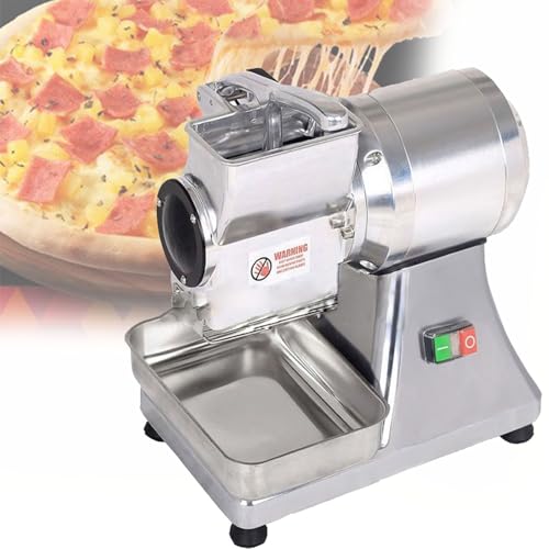 Rallador eléctrico rotatorio para queso con bandeja acero inoxidable miniatura 1