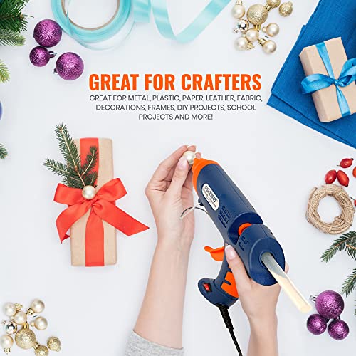 Hot Glue Gun Kit, Gluerious Dual Temp Glue Gun With 15 Hot Glue Sticks, 60W/100W Full Size Glue Gun For Crafts & Heavy Duty (Full Size) #TOP6