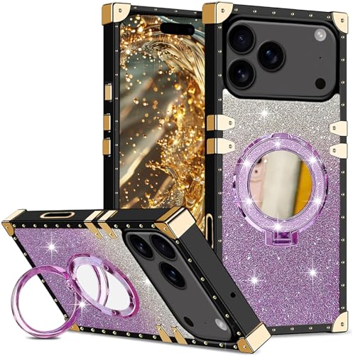 Coque iPhone 190 Pro antichoc violette SFJ pour retouches miroir en soirée