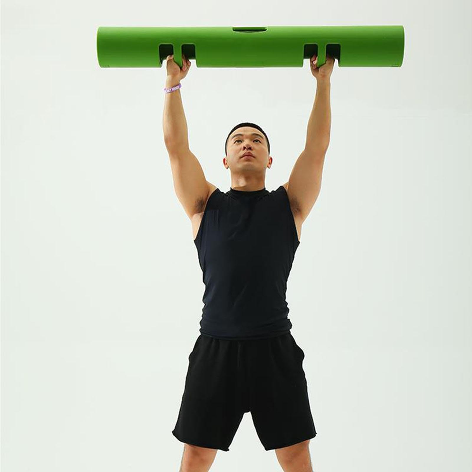 Tubo de Fitness, Barra de Pesas, Agarre Cómodo, Multifuncional, Fitness, Tubo de Entrenamiento para Gimnasio en Casa, para Hombres Y Mujeres.