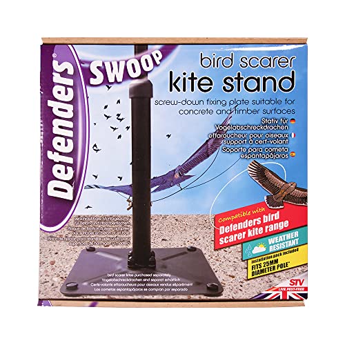 Defenders Swoop Bird Scarer Kite Stand Ideal for Buildings and Hard Surface Mounting of Kites, Durable Steel, Weather-Proof Design