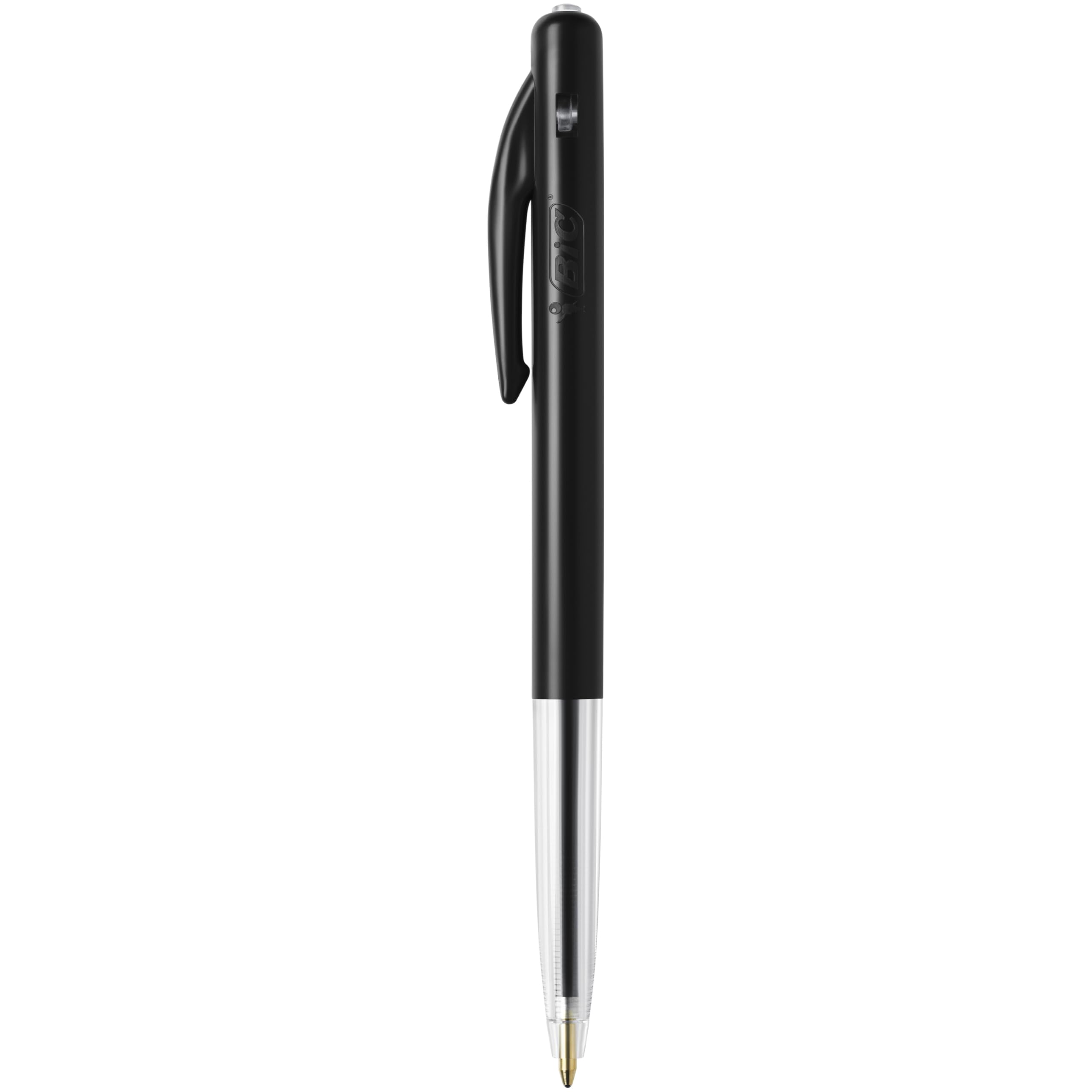 BIC M10 Original Stylos-Bille Rétractables Pointe Moyenne (1,0 mm) - Noir, Boîte de 50