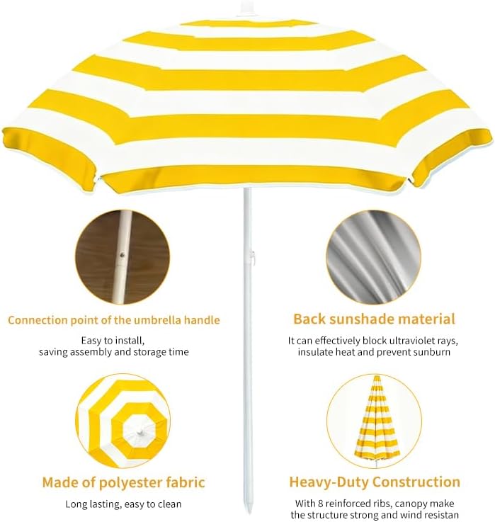 Water Table Umbrella,Kids Beach Umbrella & Picnic Table Shade,Ideal for Sand Play,Camping,Beach Trips,and Garden Fun.Lightweight Yet Durable