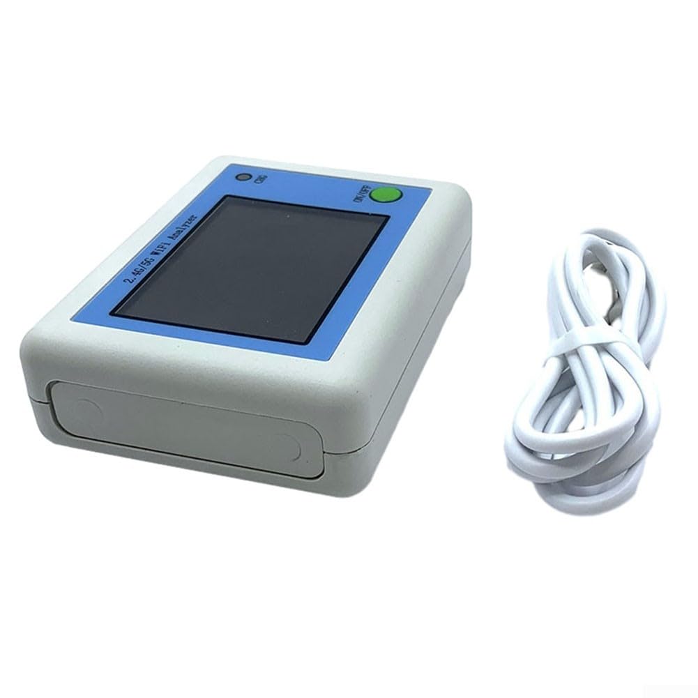 Scanner de signal Wi-Fi portable 2,4 G/5 G avec mise à jour automatique pour la gestion de fréquence sans fil