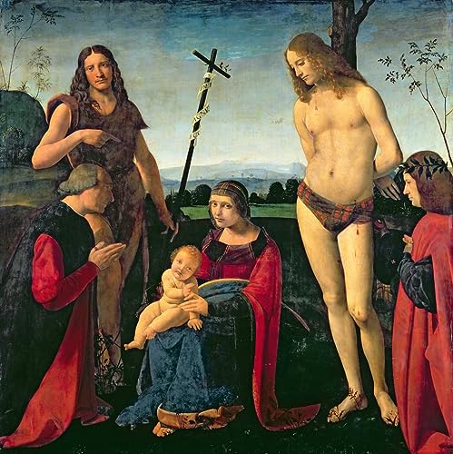 Impression d'art mural vintage Antonio Boltraffio - Tableau enfant chambre 60x90cm