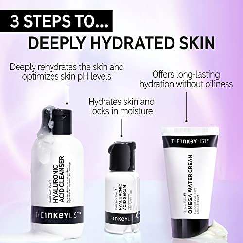 The INKEY List Hyaluronic Acid Cleanser, Daily Hydrating Face Cleanser, Helps Hydrate Skin and Lock In Moisture, Removes Makeup, For All Skin Types, 5 fl oz