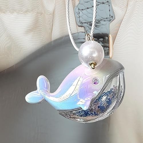 Whale Keychain for Backpack, Fun Animal Doll Pendant Keyring for Purse and Car Keys, 1.57x1.18 Inch Cute Accessory Charm4
