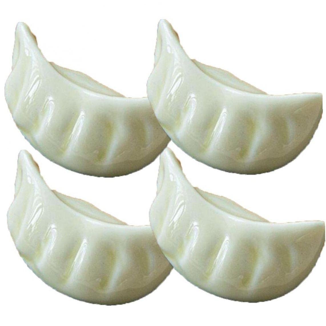 TOSSPER Chopsticks Rest, Water Dumpling, Dumpling, Dumpling, Funny, Dishes, Miscellaneous Goods, Gift, 1.9 x 0.8 x 1.0 inches (4.7 x 2 x 2.5 cm), Pack of 4 : Home & Kitchen