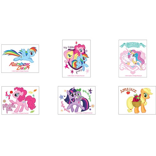SmileMakers My Little Pony Tattoos - Party Favors - 144 per Pack