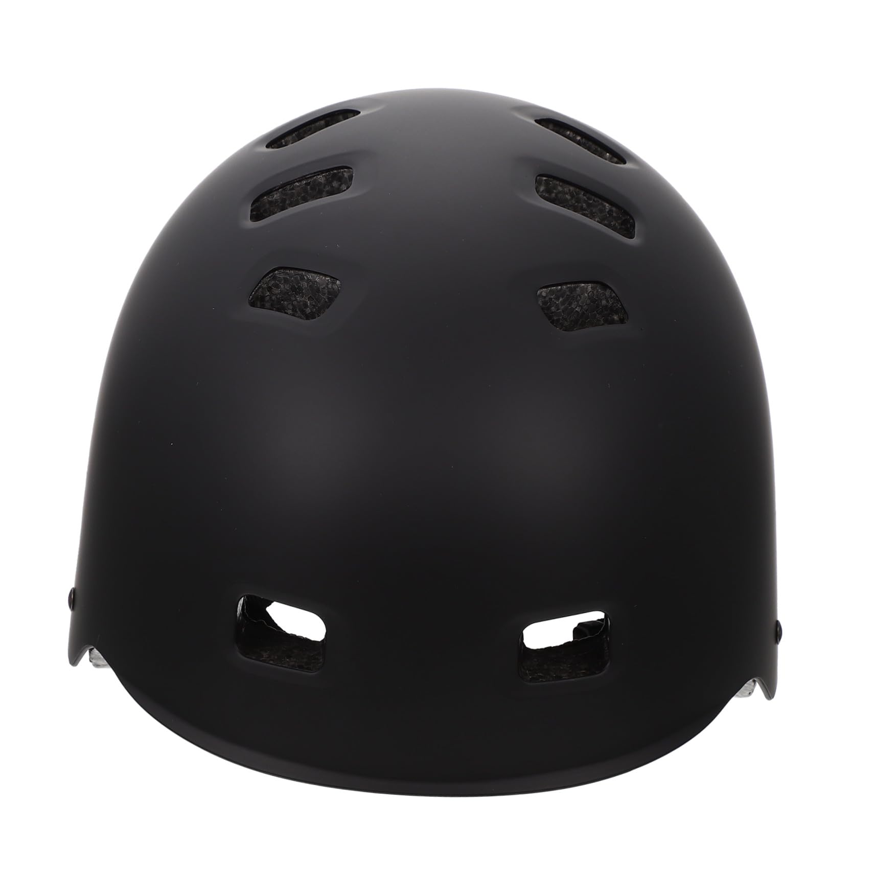 Casque de Skateboard Adulte Noir en Abs Léger et Respirant Design Moderne pour Sports de Plein Air et Cyclisme