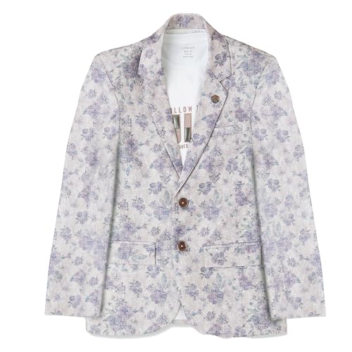 Image of CAVIO Boys Printed Blazer and T-Shirt