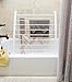 Whitmor Spacemaker Folding Drying Rack, Freestanding Indoor Clothes Dryer, Space Saving Compact Design, 6