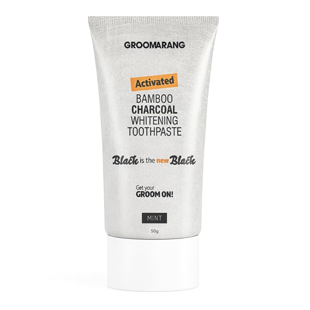 Activated Bamboo Charcoal Teeth Whitening Toothpaste Gel Mint Flavour
