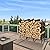 4ft Outdoor Indoor Firewood Rack Holder for Fireplace Wood Storage, Adjustable Stacker Stand, Heavy Duty Fire Logs Stand Stacker Holder for Fireplace Metal Lumber Storage Carrier Organizer