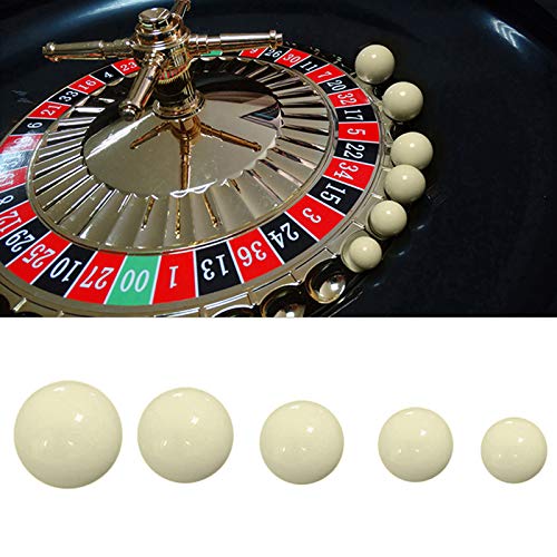 bobeini 3pcs Russischer Roulette Ball Casino Roulette Spiel Ersatzball Harzball