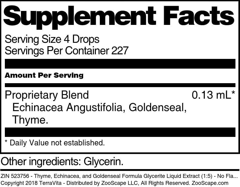 Miniatura 5 de Resfriado y gripe fórmula glycerite Extracto de líquido (1 5)sin sabor (1oz, Zin 523756), 1 Ounce, 2