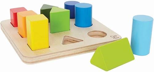 Hape clasificador de bloques de madera por color y forma