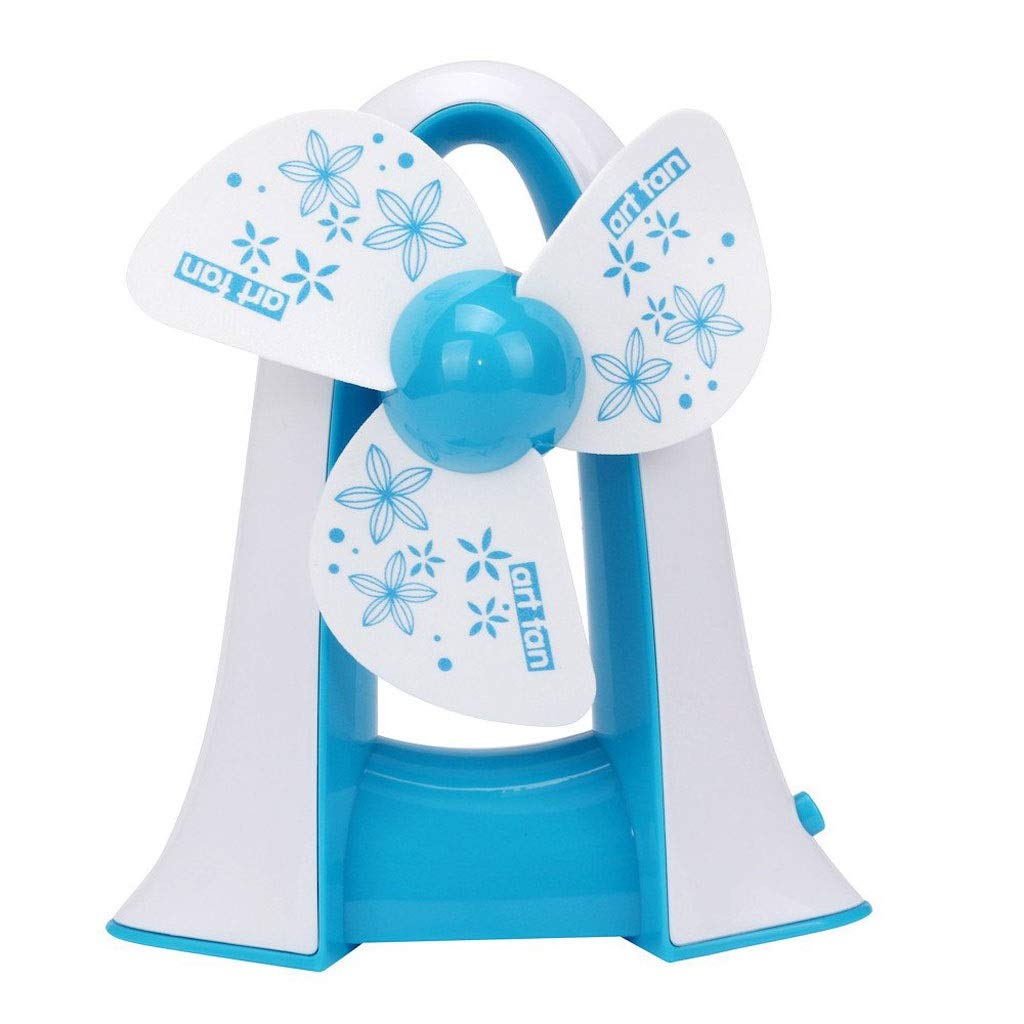 SJYDQ Travel Fan Hand Fan Personal Fan Handheld Fan Battery Operated Rechargeable Portable Pocket Fan (Color : B)