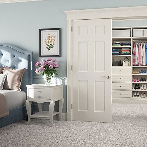 Image of Schlage Accent Hall /Closet Passage Door Handle, Reversible, Satin Chrome | Hall or closet lever door handle with no lock, Easy to install, Certified durability, Universal fit