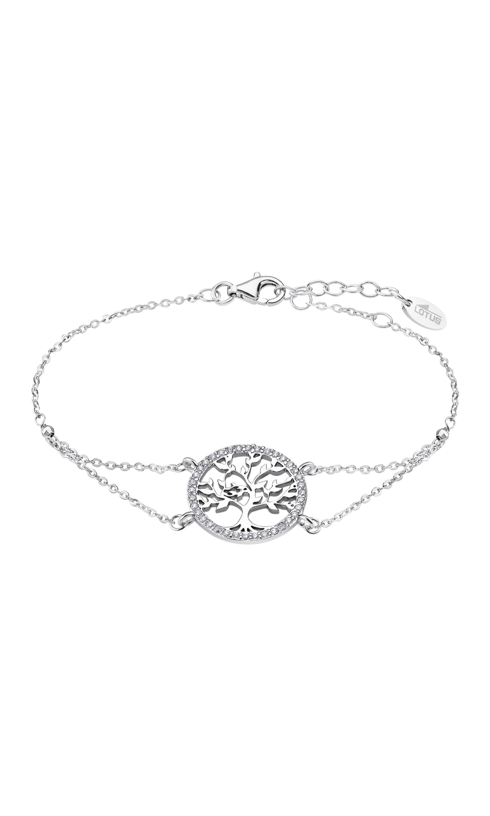 LOTUS SILVER Pulsera Plata Mujer LP1746-2/1 de Primera Ley 925 ml Árbol de