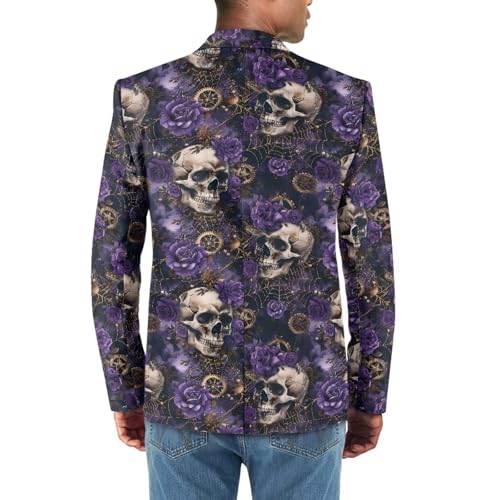 Men's Sport Coat Casual Blazer One Button Suit Jacket Regular Fit Sportcoat for Dinner,Prom,Party2