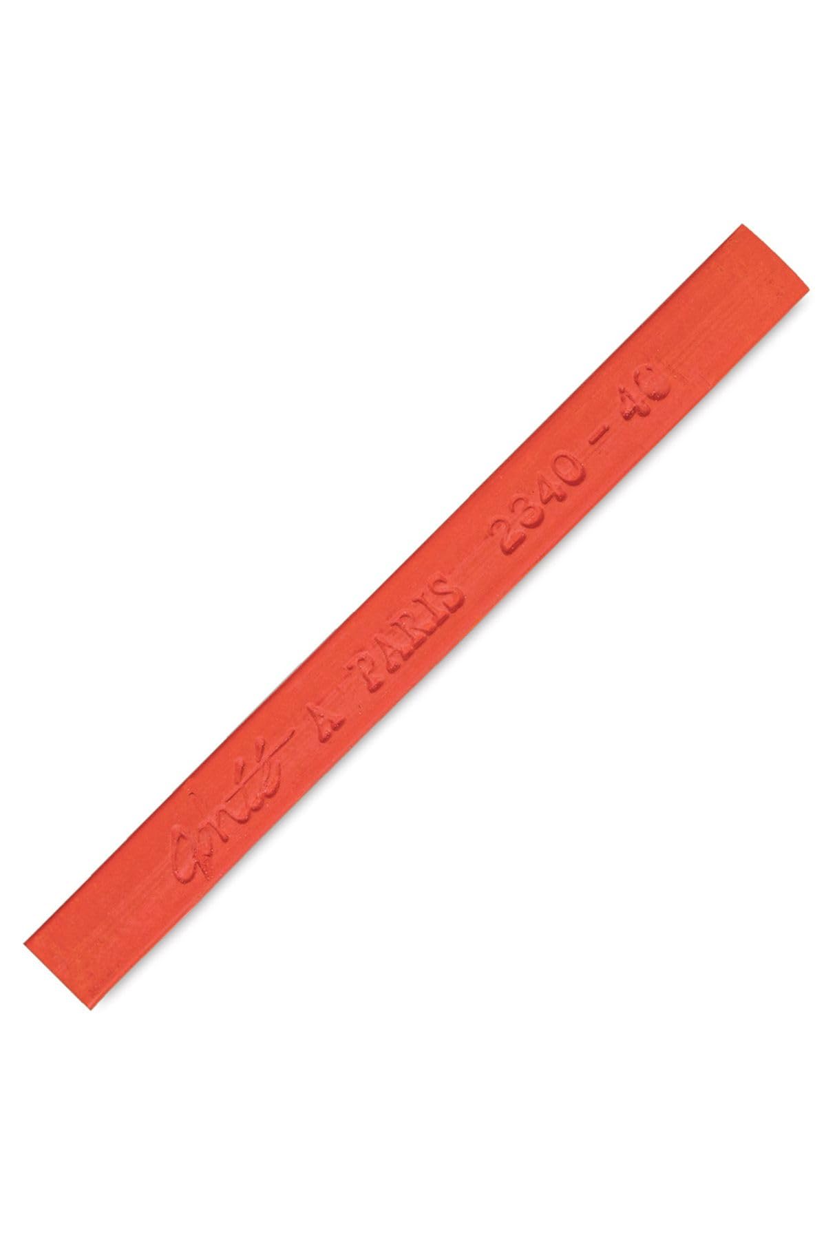 Conté a Paris 500296 Pastel Chalk with High Light Fastness Made from Pigments for Sketches and Portraits Length 65 mm Cross Section 6 x 6 mm Saturn Red