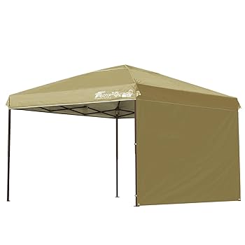 *簡単設置★ タープテント ワンタッチ 自立式 高さ3段 ブラウン 他カラー有 簡単設置☆ タープテント ワンタッチ 自立式 高さ3段 ブラウン